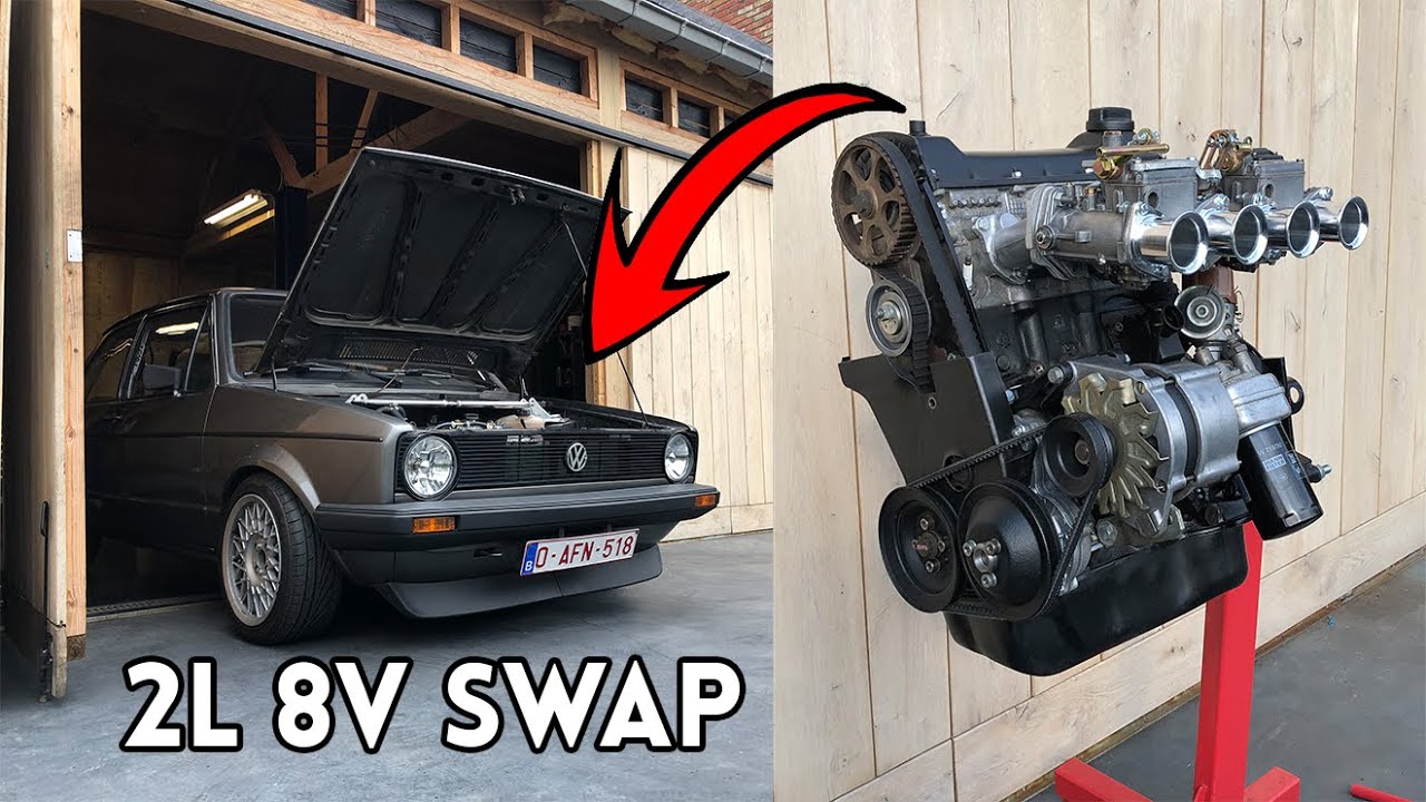Замена двигателя Golf Mk1 2.0L 8v — Часть 3: Замена завершена!