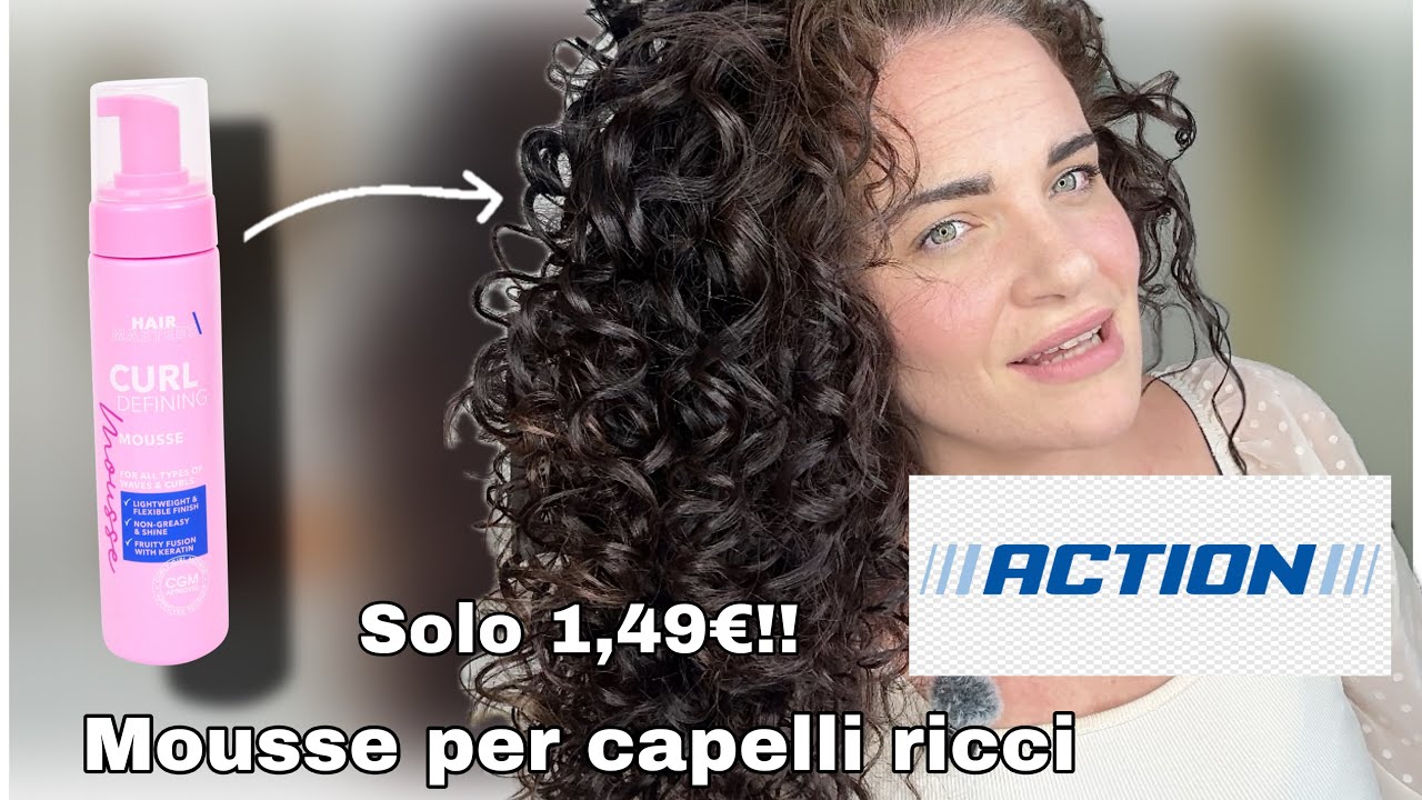 HO PROVATO la Spuma per Capelli Ricci di ACTION da €1,49... il RISULTATO è PAZZESCO! 🤯