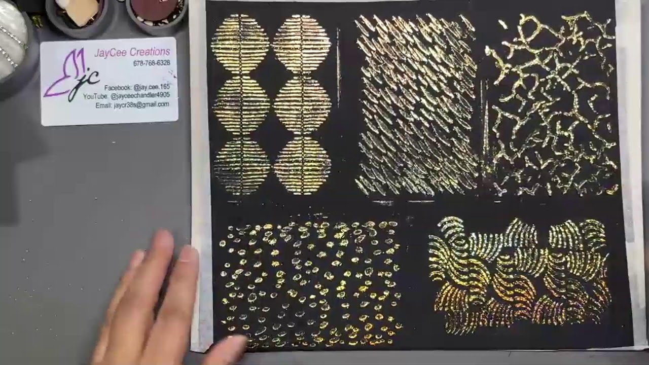 Custom Stencils | DIY Craft Tools-created for Heat Foil Techniques