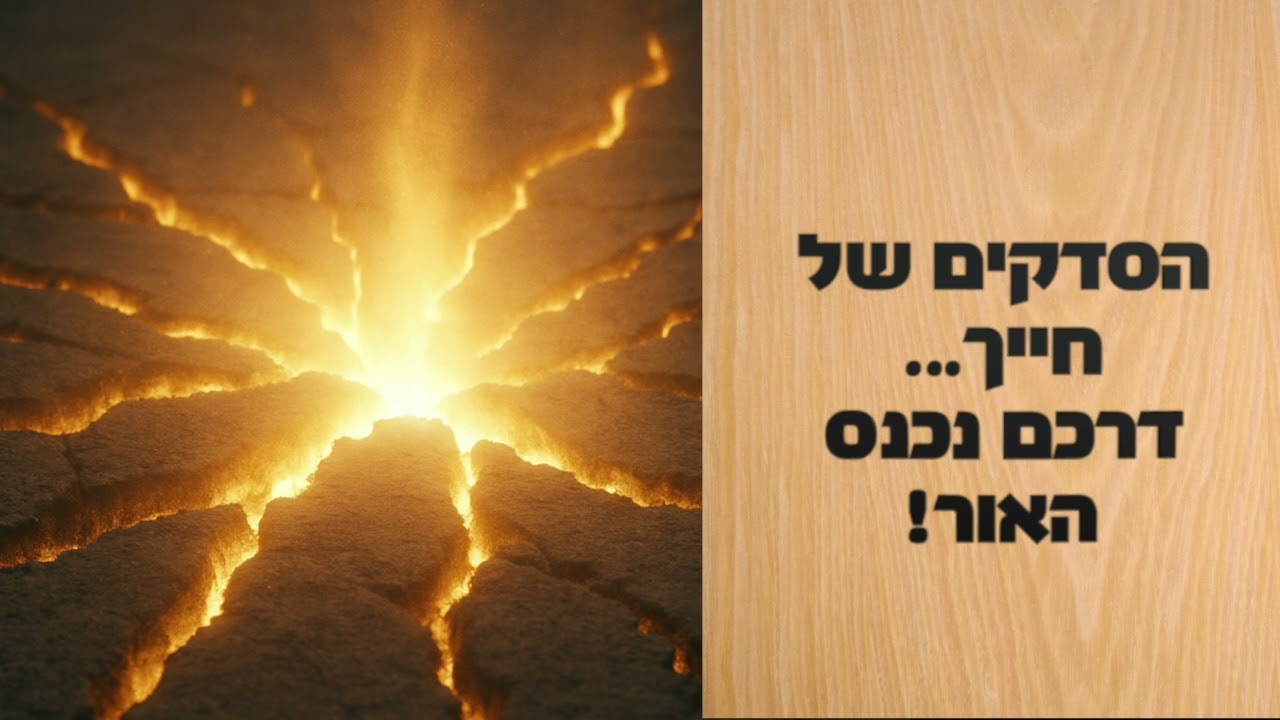 הסדקים של חייך.... דרכם נכנס האור! | שיעור מיוחד | הרב׳ אורטל בן יוסף
