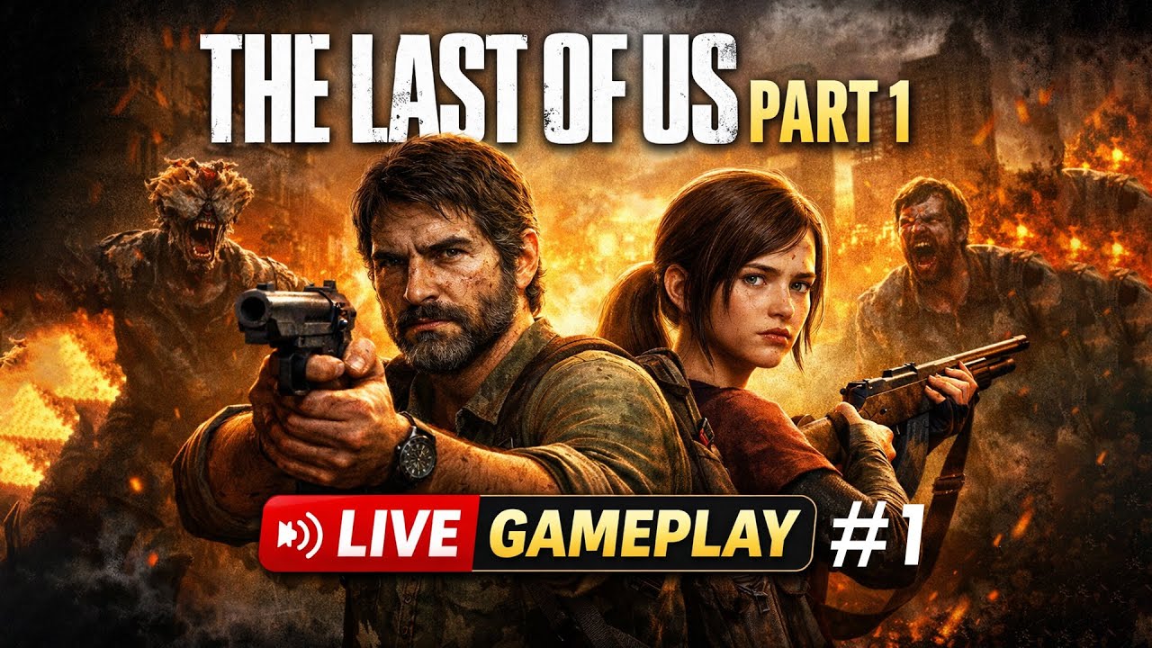 THE LAST OF US PART 1 Gameplay 🔥 | Emotional Survival Journey | ZERO KHILADI LIVE day 01