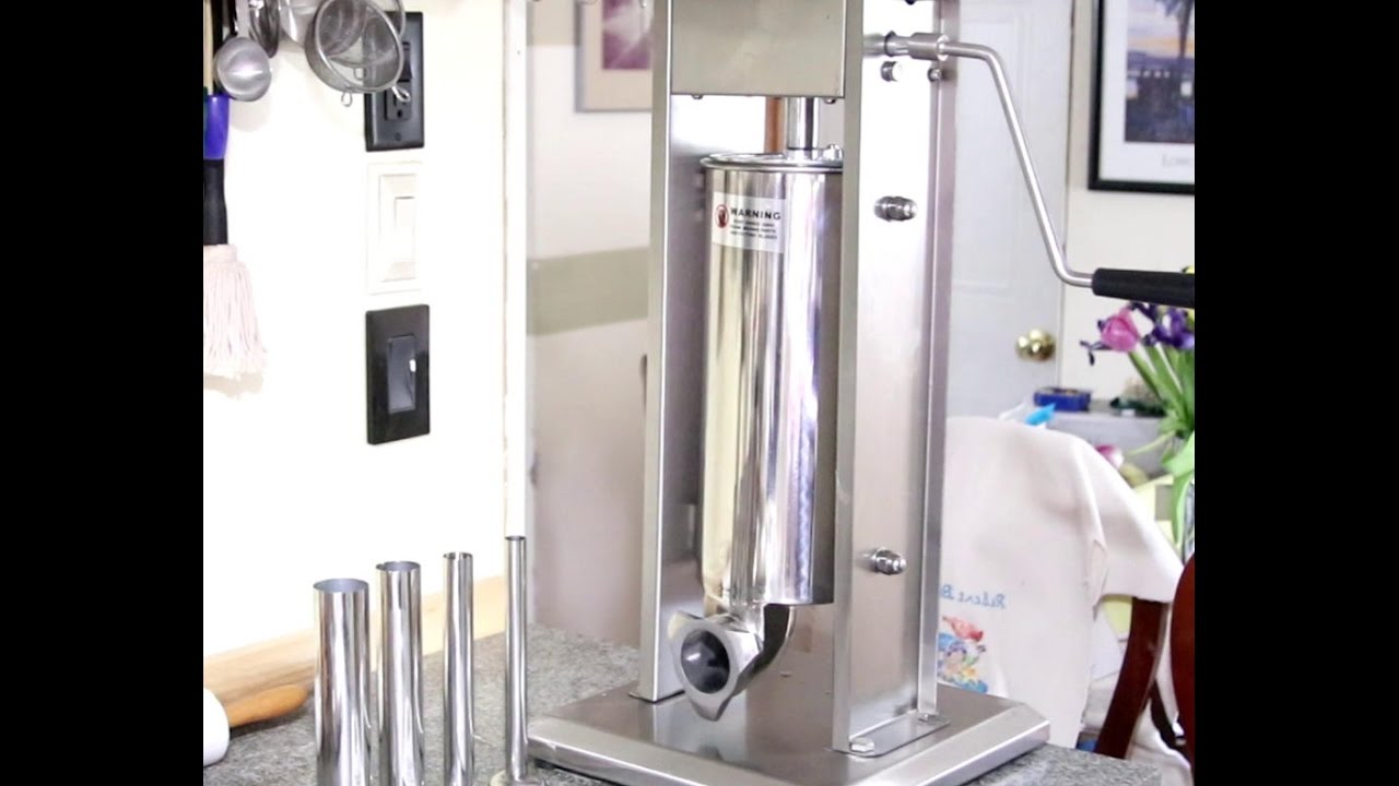 Vertical Sausage Stuffier 5 liter or 11 pound capacity Review