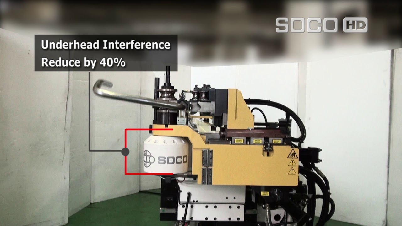 SB-31X4A-3SV (OD 30 mm) Tube Bender for Furniture| SOCO 和和彎管機減低彎管的干涉設計，適合傢俱的彎管加工