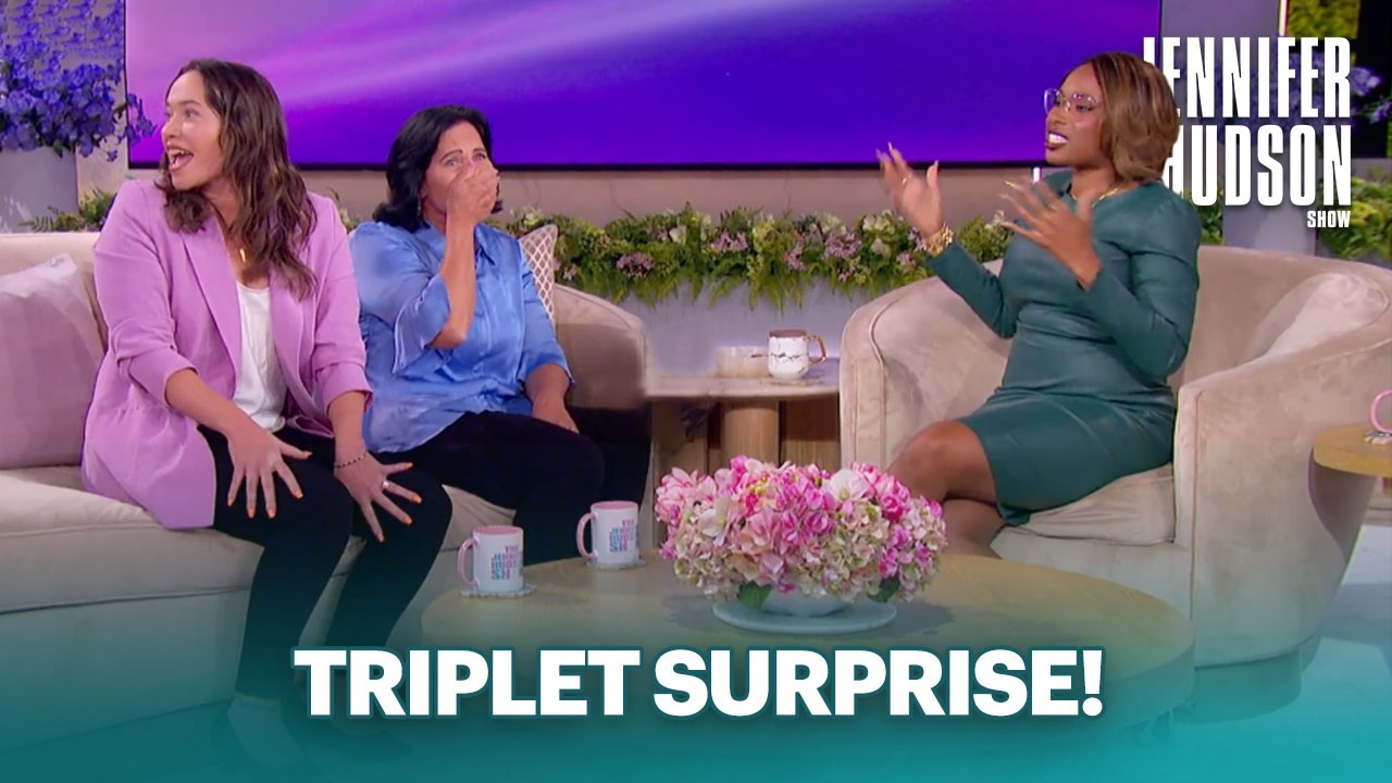 Heartwarming Surprise Reunion with Surrogate & Triplets