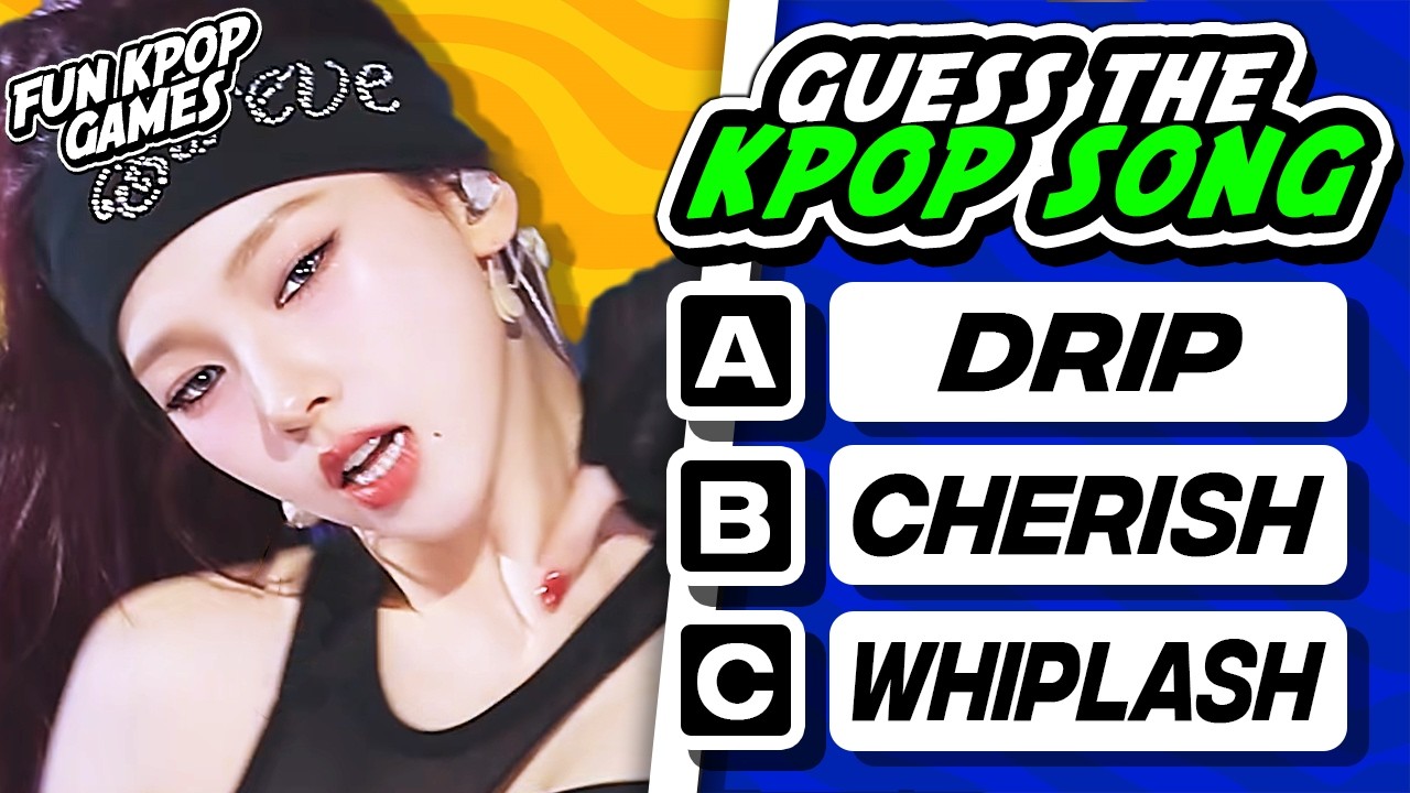 ⭐️MULTIPLE CHOICE KPOP QUIZ | GUESS THE KPOP SONG #6 - FUN KPOP GAMES 2024