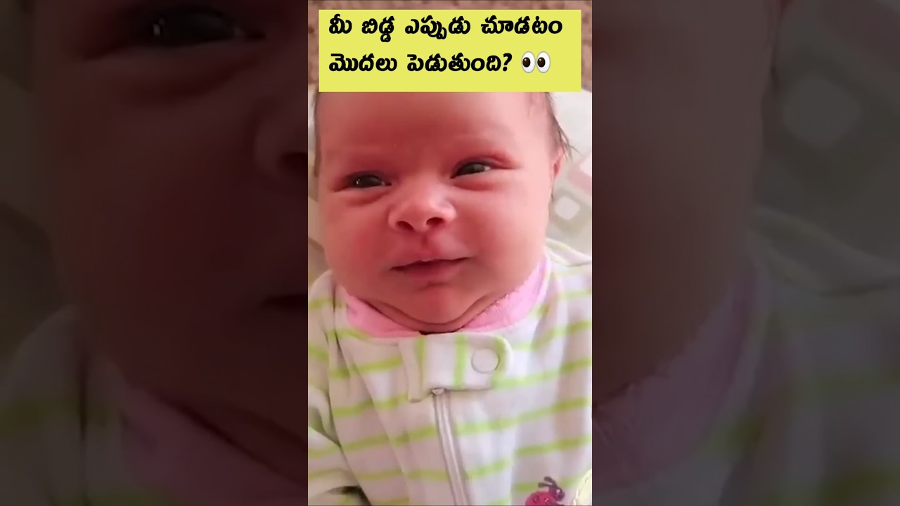 మీ బిడ్డ ఎప్పుడు చూడటం మొదలుపెడుతుంది? 👀 | When Do Babies Start Seeing Clearly?