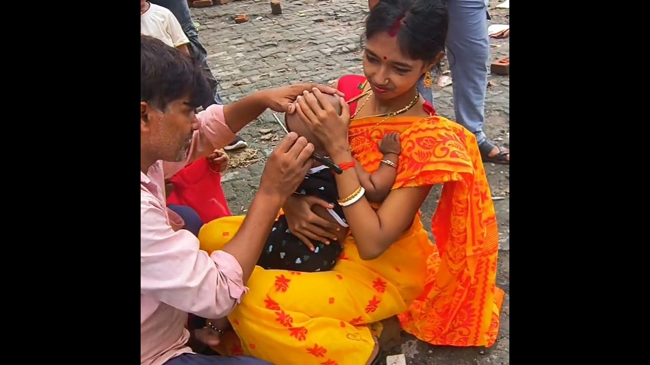 Mundan Sanskar 🥰🙏 #youtubeshorts #viralvideo #trending #video @drrblogs1
