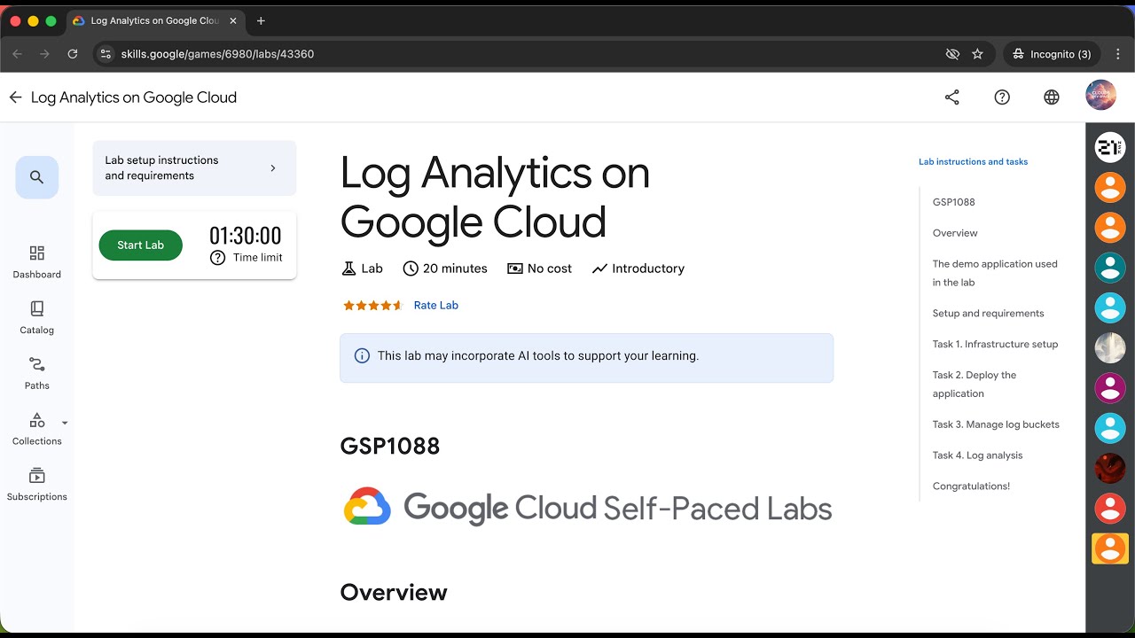 Log Analytics on Google Cloud | GSP1088