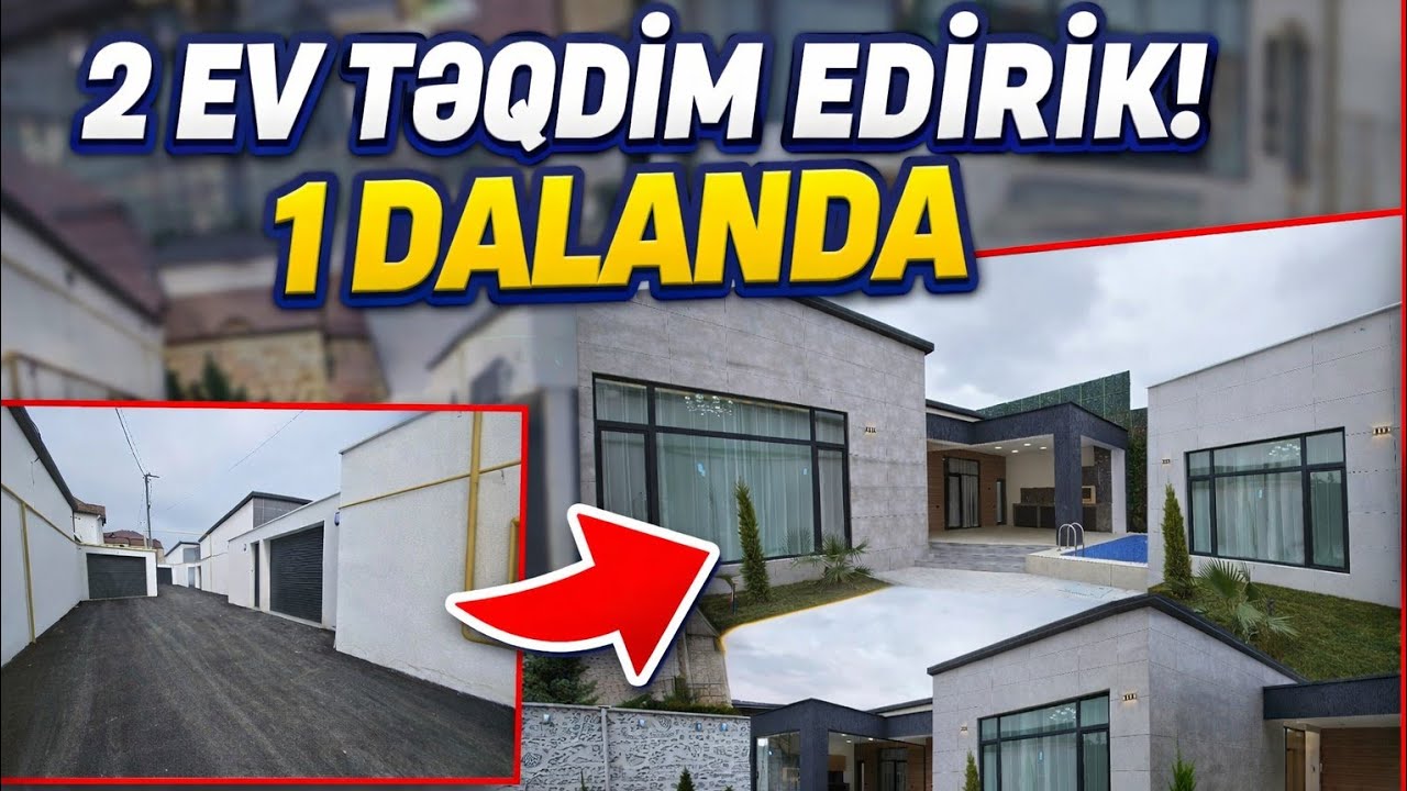 Əla yerdə, tam mərkəzi küçədə 2 ev - Mərdəkan (N°740) 