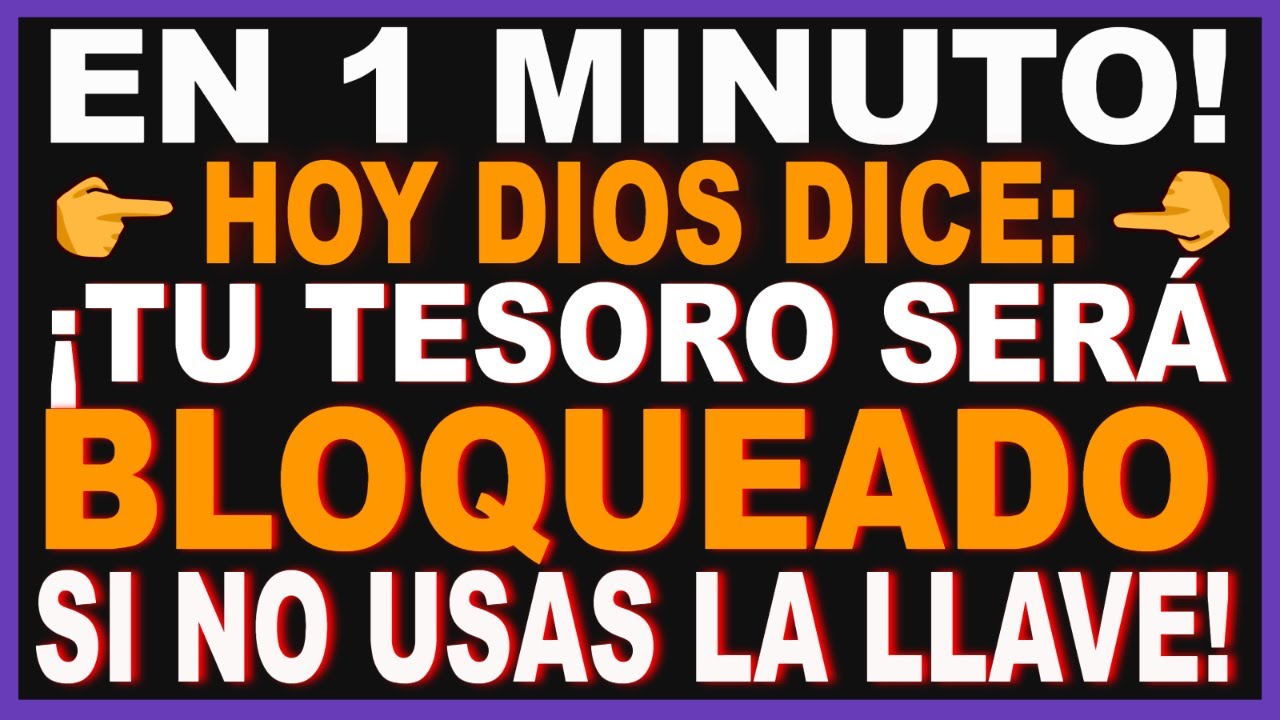 💰 DIOS DICE AHORA: “TU LLAVE ESPIRITUAL YA GIRÓ, EL TESORO HA COMENZADO A FLUIR.”