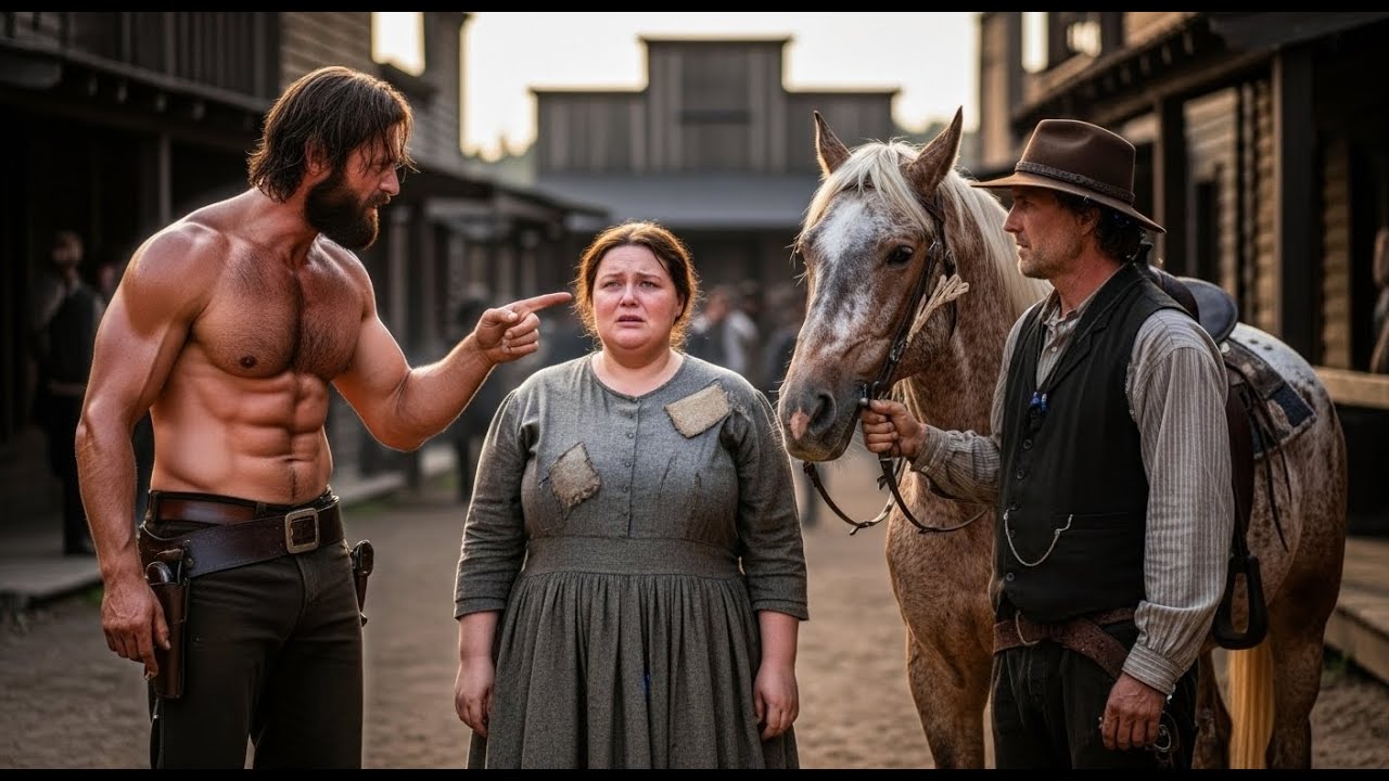 The Merchant Tried to Sell His Horse — But the Cowboy Chose the “Unwanted” Girl Instead
