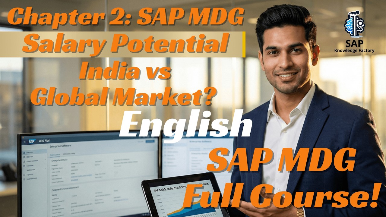 🎓 Chapter 2: SAP MDG Salary Potential — India vs Global Market