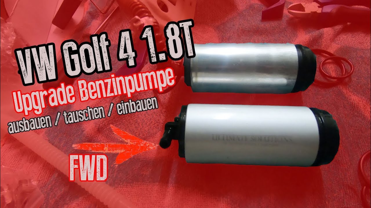 VW Golf 4 GTI 1.8T Upgrade Benzinpumpe ausbauen / umbauen / wechseln MK4 FWD