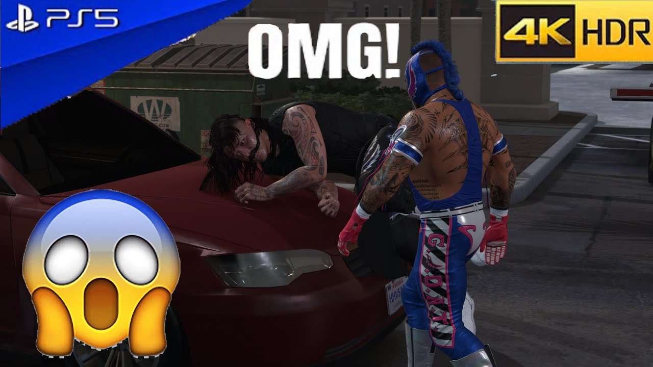 Rey Mysterio Destroys Dominik Mysterio at backstage brawl | WWE 2K25 GAMEPLAY 4K