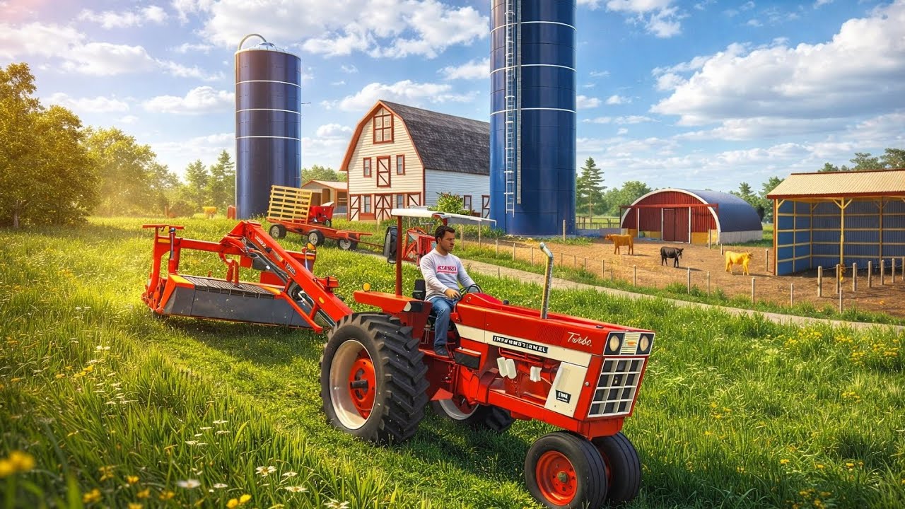 Cow farming in American farming e2 