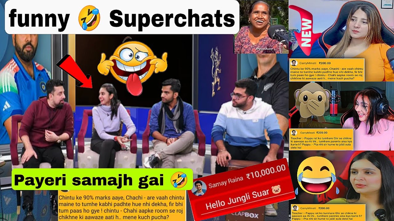 New Viral Funny 🤣 Superchats On Sushant Mehta Vs Girls funny Chats Must Watch 🔥
