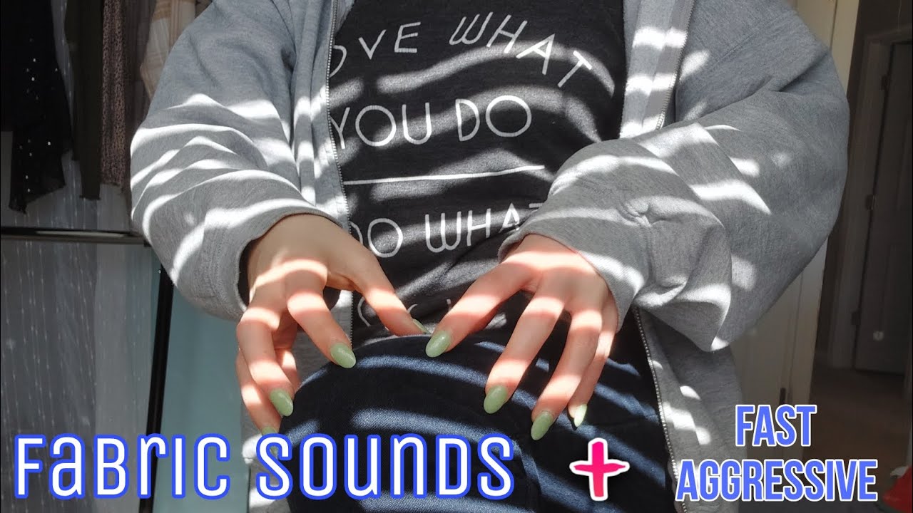 Fast Aggressive Fabric Sounds + Jean Scratching ASMR
