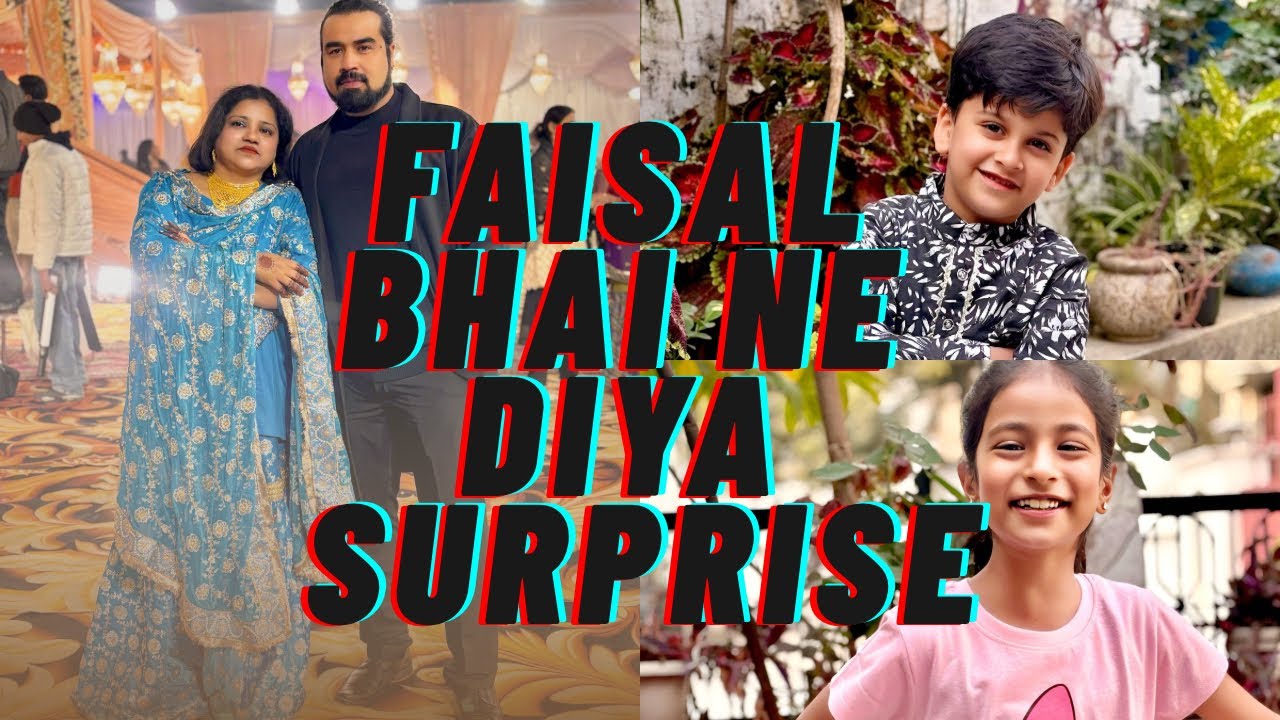 Faisal bhai ne Diya surprise | Diy camera must buy for kids #trending #food #dailyvlog #vlog #insta