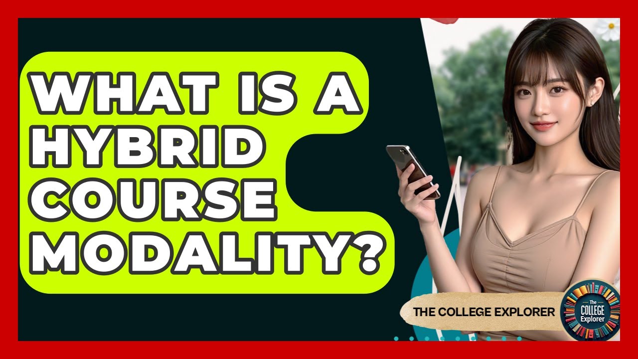 What Is A Hybrid Course Modality? - The College Explorer