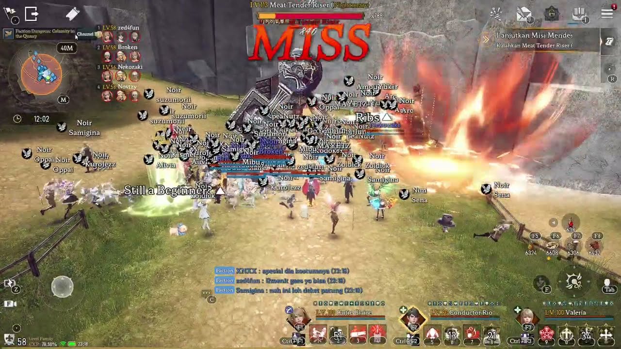 Noir Faction Raid, Meat Tender Riser Nightmare【Granado Espada M】