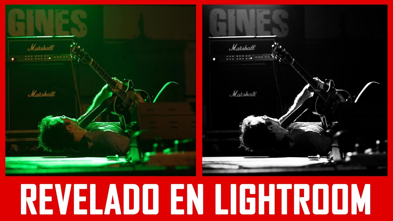 Revelar en LIGHTROOM - FOTOGRAFÍA de Conciertos