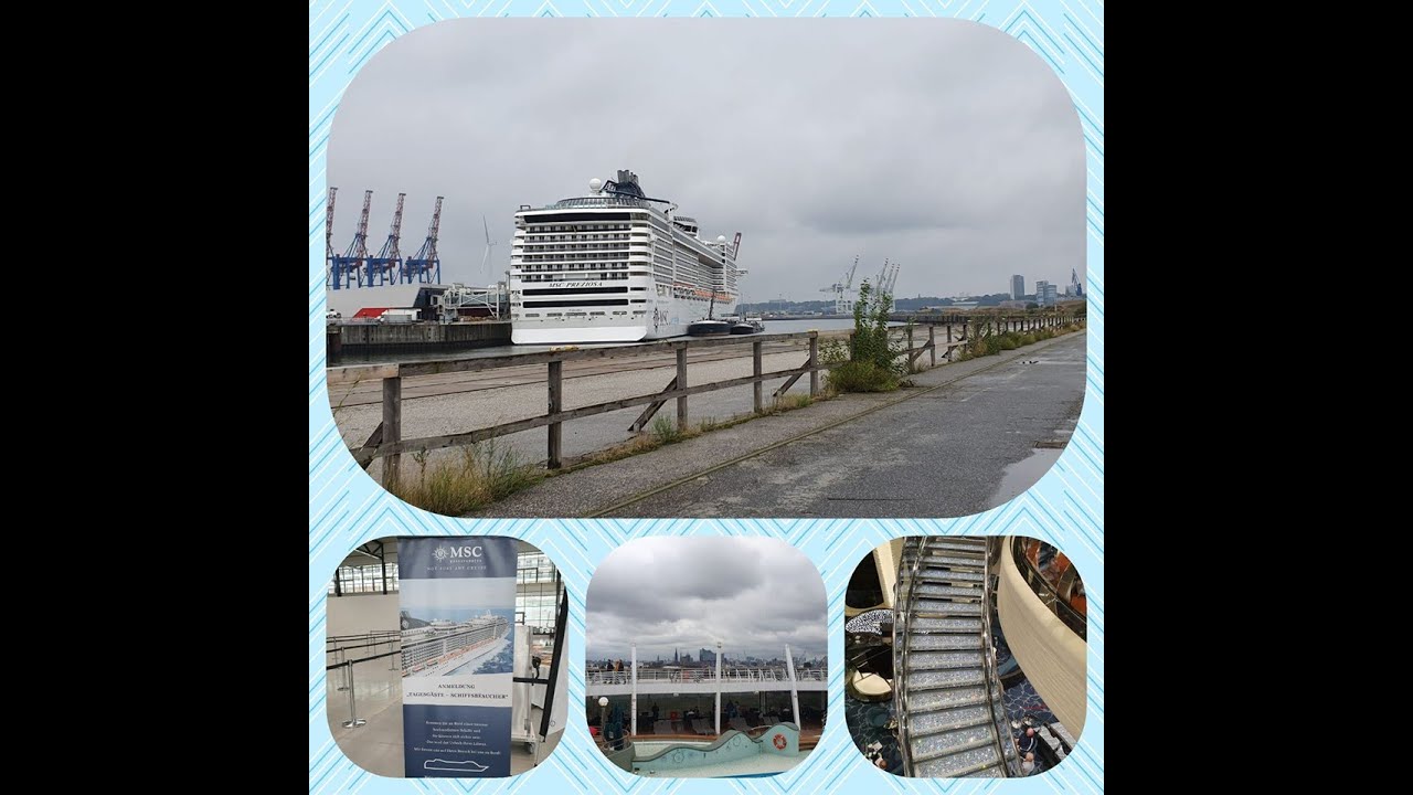 Schiffsbesichtigung auf der MSC Preziosa in Hamburg