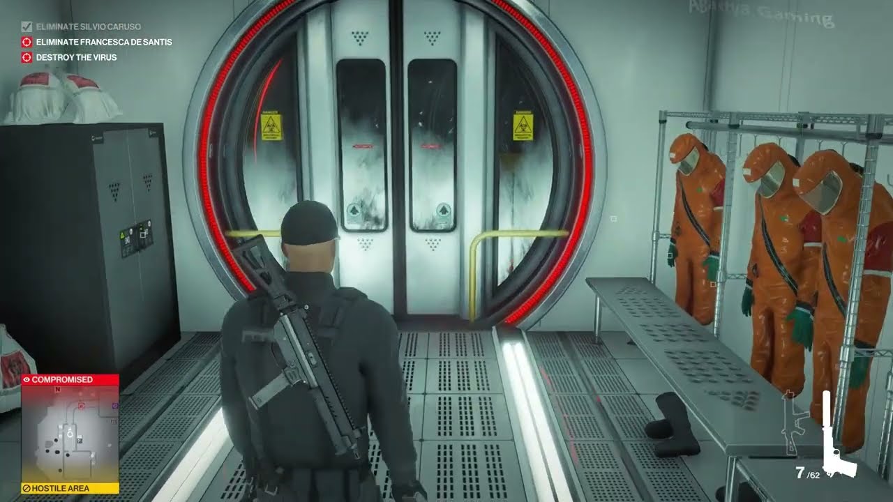Hitman-3 Stealth Kills World of tomorrow - ITALY | She Tried to Escape Agent 47 Hitman 3 Chase Scene