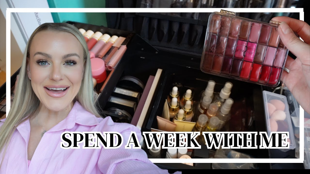 Weekly Vlog ♡ Organize My Makeup Artist Kit & Life Update!