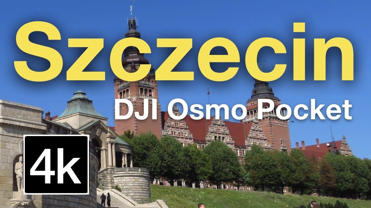 Poland Walking tour Szczecin Street View 4k