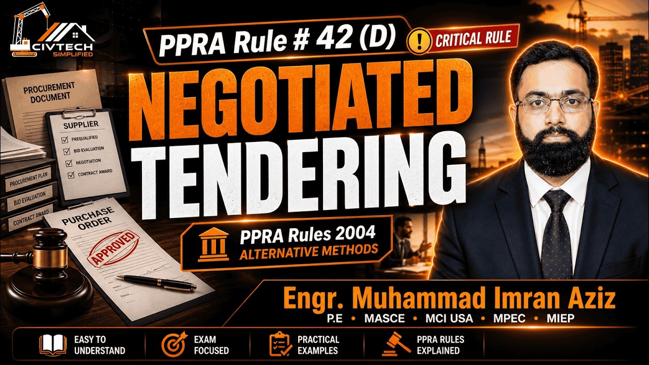 PPRA Rule 42(d) Negotiated Tendering | When Negotiation is Allowed in Pakistan | CivTech Simplified