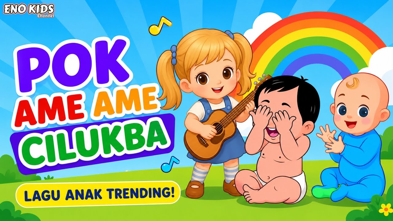 POK AME CILUKBA | Lagu Anak Trading | Lagu Anak Viral | Animasi Anak Lucu