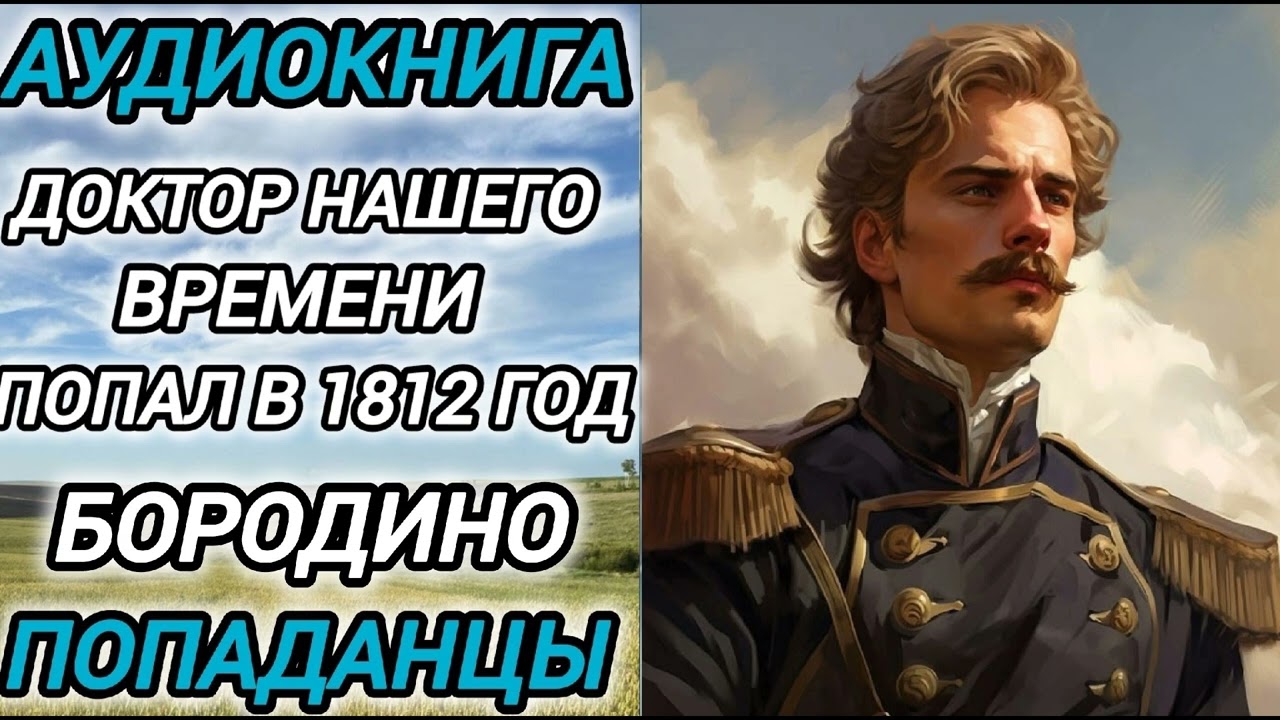 Аудиокнига ПОПАДАНЦЫ В ПРОШЛОЕ: ДОКТОР НАШЕГО ВРЕМЕНИ ПОПАЛ В 1812 ГОД БОРОДИНО