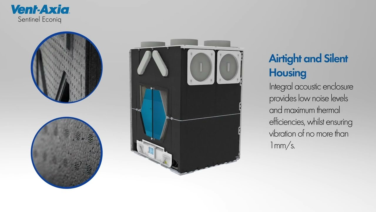 Sentinel Econiq - Vent-Axia’s latest flagship mechanical ventilation with heat recovery system