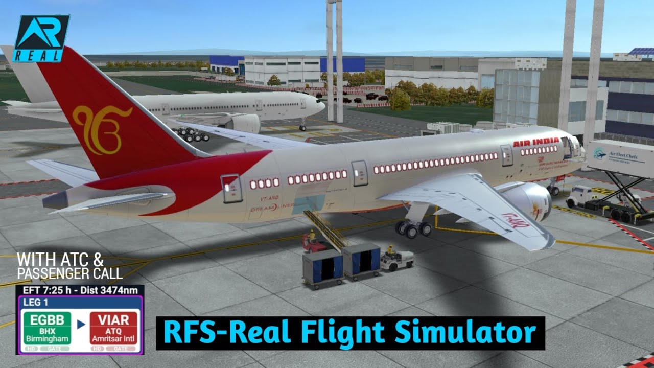 RFS - Real Flight Simulator - Birmingham to Amritsar||Full Flight||AI118||B787||FullHD|RealRoute