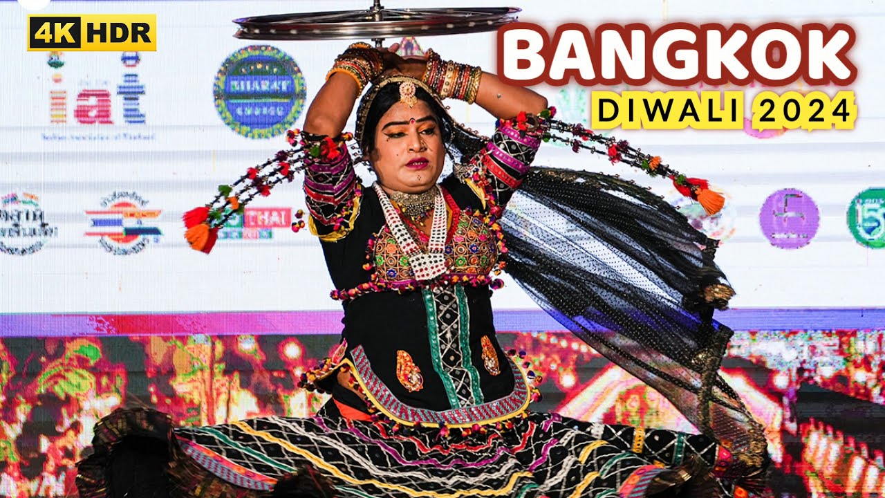 Full Walking tour at Diwali Festival Bangkok 2024 at Khlong Ong Ang / Little India 