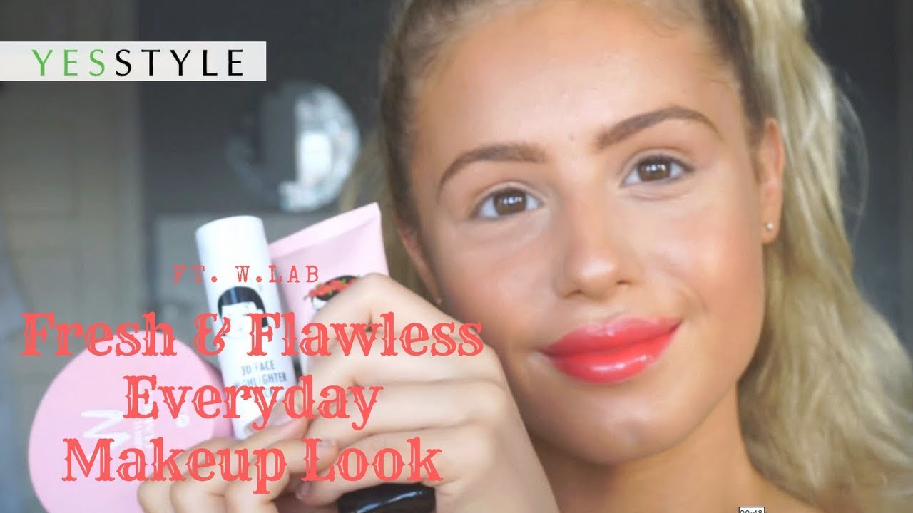 Fresh & Flawless Everyday Makeup Look | W.Lab | YesStyle Korean Beauty