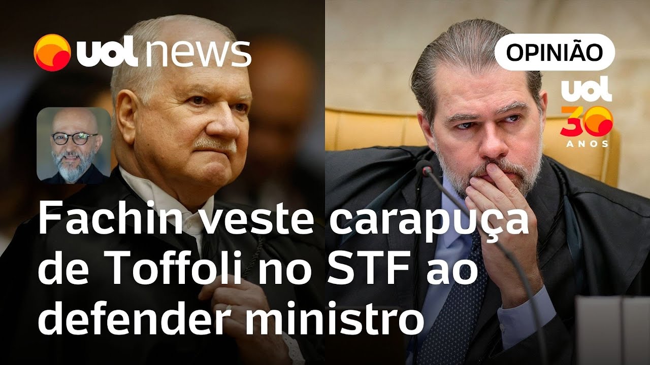 Fachin veste carapuça de Dias Toffoli no STF e na própria democracia ao defender ministro | Josias