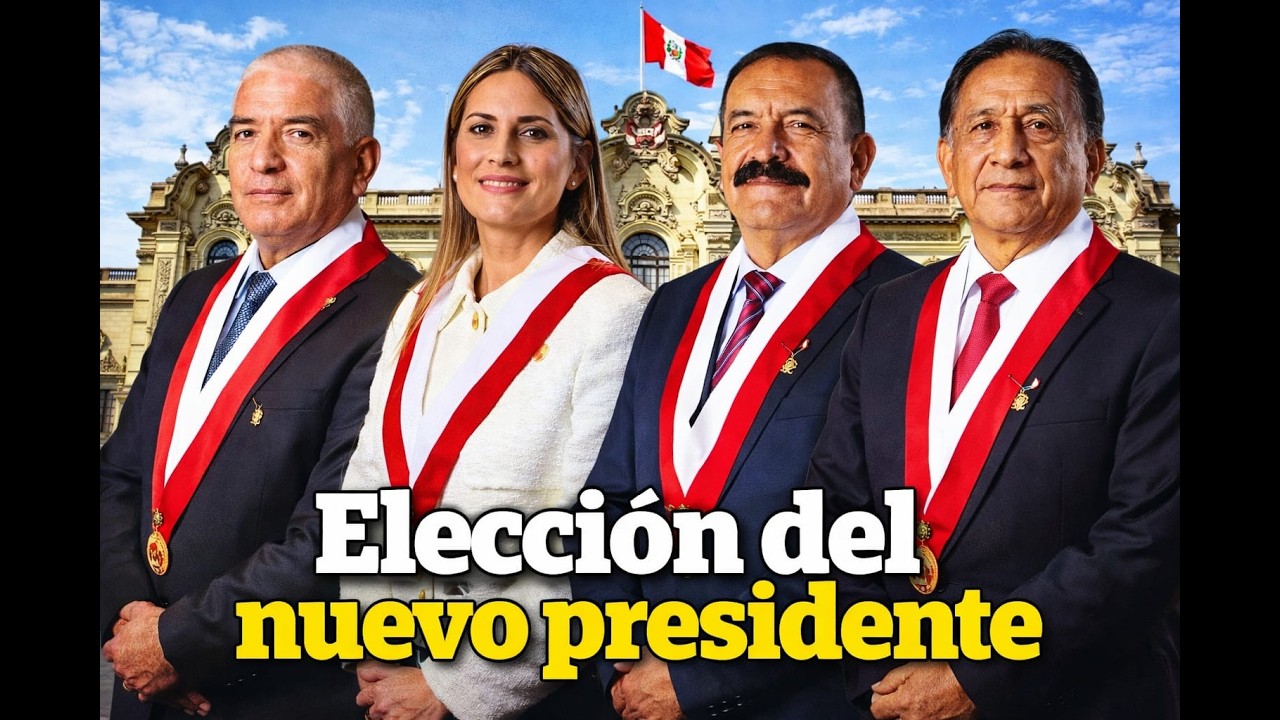 🚨#EnVivo🚨Elección del nuevo presidente del Congreso (y del Perú) en reemplazo del censurado Jerí