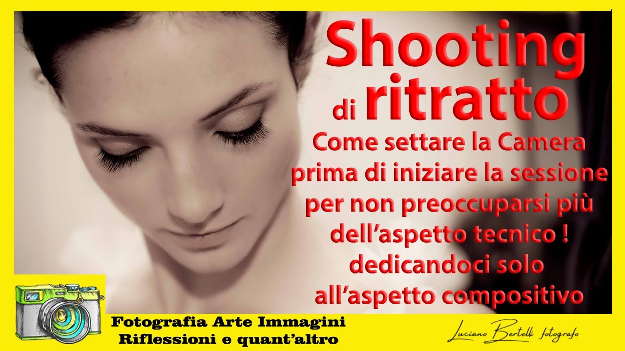 Due modi veloci per impostare la fotocamera prima di una sessione di shooting nel ritratto