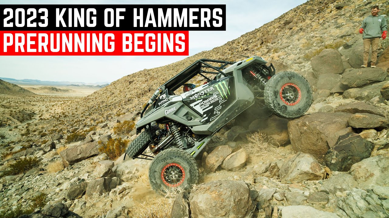 DRIVING A BRAND NEW HAMMERS TRAIL! | KING OF HAMMERS 2023 PRERUN | CASEY CURRIE VLOG