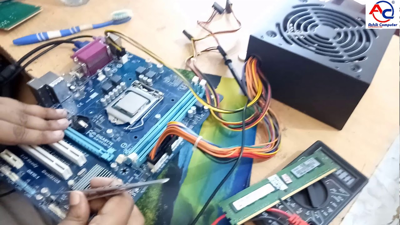 Repair Gigabyte Ga-H61m-s2pv  reset problem | Bangla