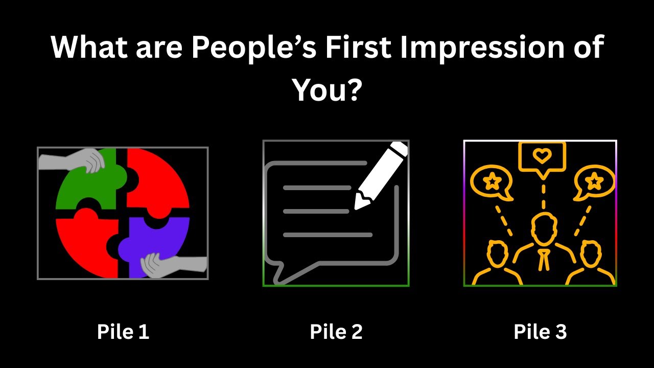 What are People's First Impression of You? Pick-a-Card. Tarot Reading.