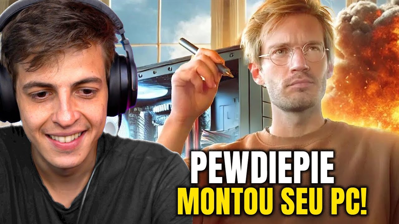 COMO É O PC DO YOUTUBER MAIS FAMOSO DO MUNDO - Gustavo Ferrarezi React
