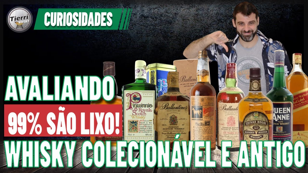 TUDO SOBRE WHISKY ANTIGO DE COLEÇÃO E RARO