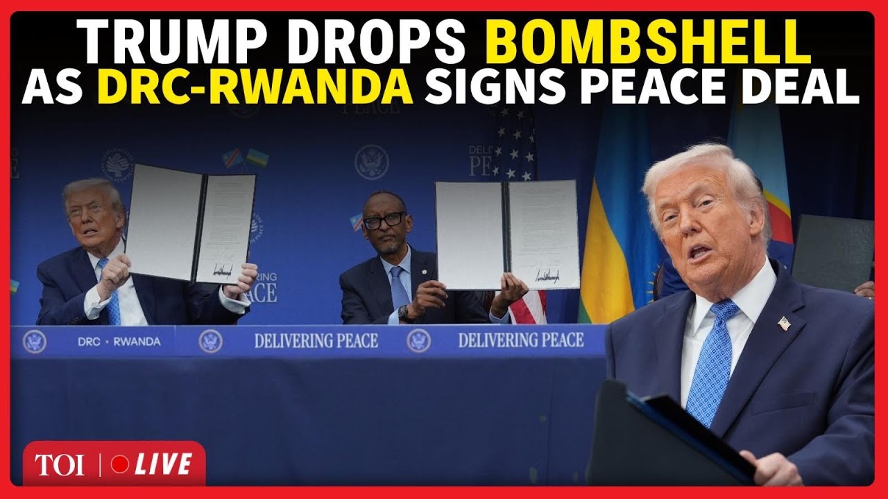 DRC-Rwanda Peace Deal Updates | Trump's BOMBSHELL As Congo, Rwanda Sign Peace Agreement To End War