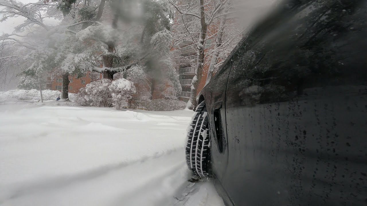 Driving in Snow | BMW | Stuck in Snow, Slides and Spinning wheels