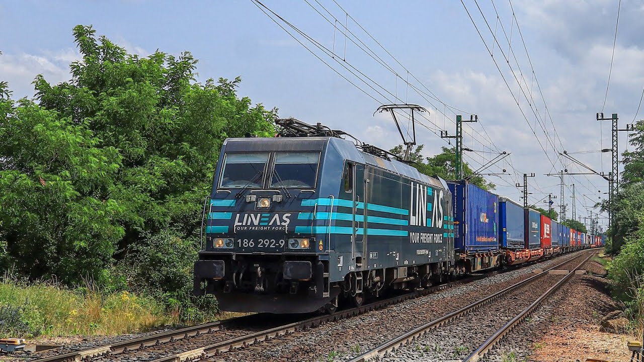 Hegyeshalom Tehervonat forgalom napközben🚆 Hegyeshalom Freight train traffic during the day 🚆