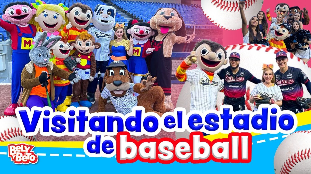 Visitando el estadio de baseball - Bely y Beto