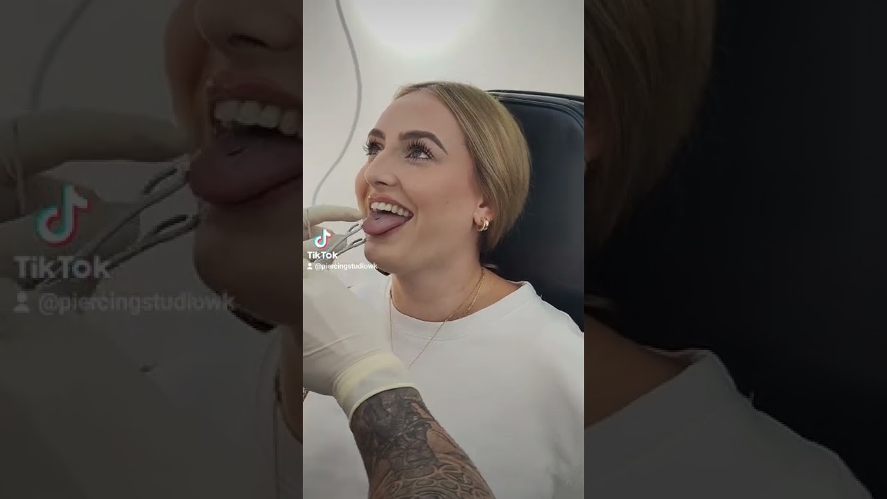 Drei süße Mädels und ein Zungenpiercing 💉😜 #PiercingStudioWermelskirchen