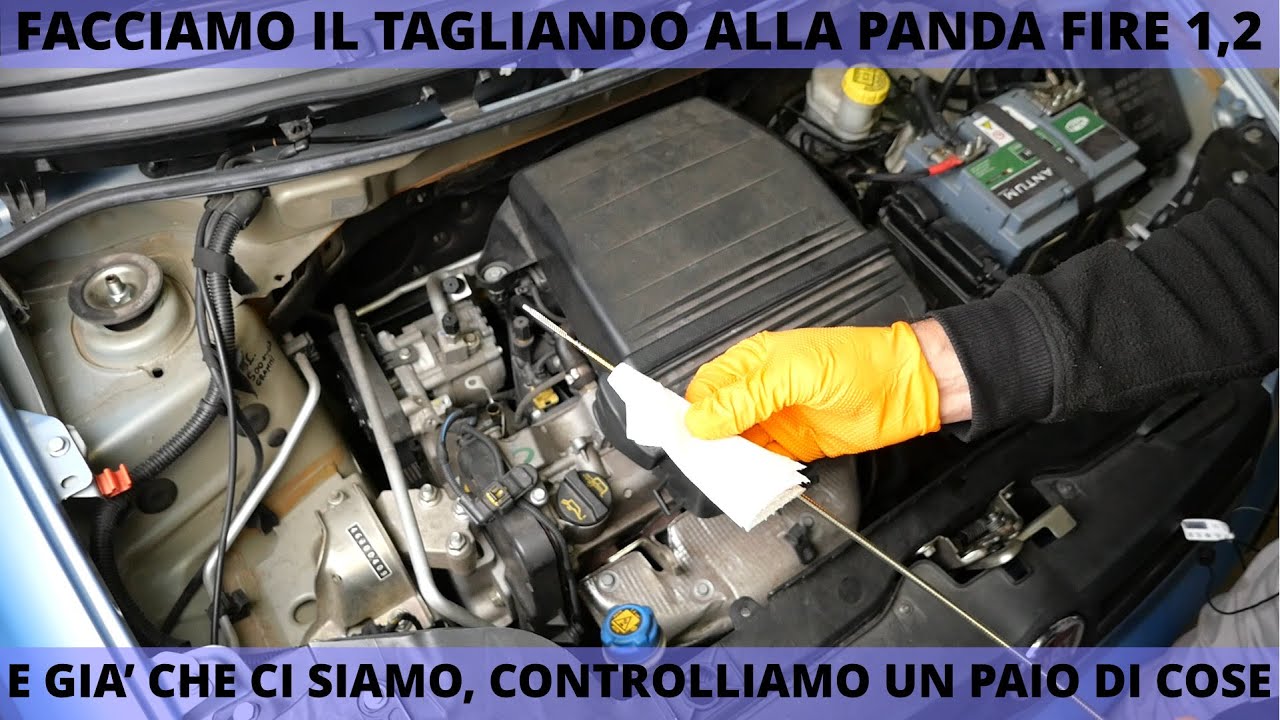 Tagliando Panda 169 Fire 1.2. Controllo e pulizia corpo farfallato e sensore APS